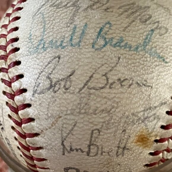 1973 Philadelphia Phillies Team Signed Baseball with letter - Picture 9 of 13